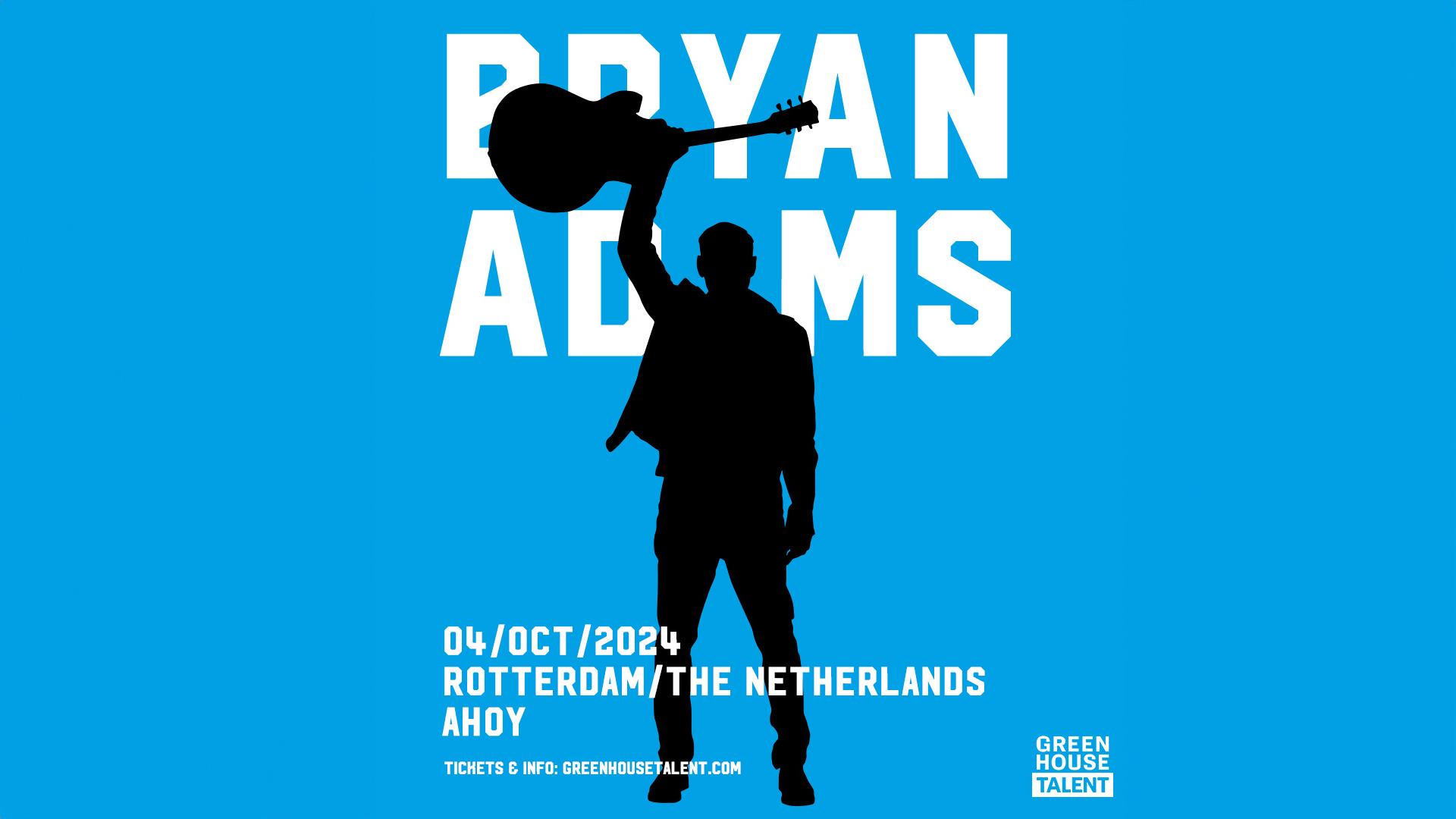 Bryan Adams in oktober naar Rotterdam Ahoy